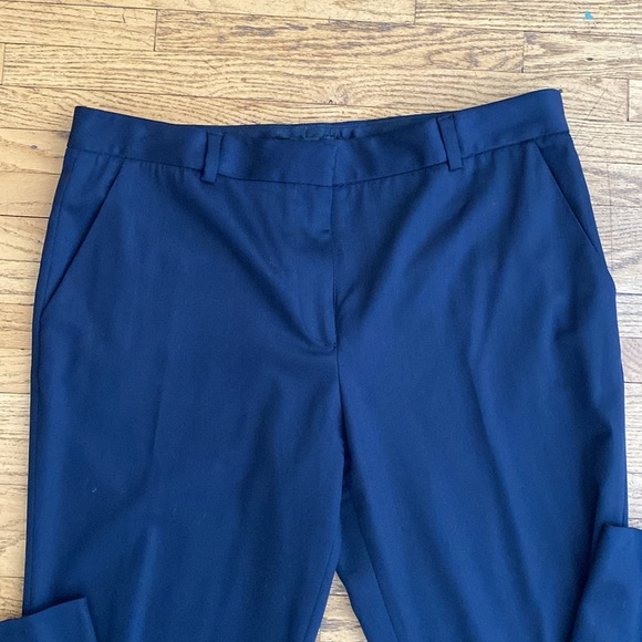 The Row navy lightweight wool slacks - Picture 4 of 8